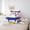 White P, variant on Erosebridal Kid Cute Ribbon Twin Bedding Sets 7-Piece, Initial S Letter Bedding Comforter Set, Pink Reversible