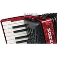thumbnail image 6 of Hohner Bravo II 48 Chromatic Piano Key Accordion (Red), 6 of 6