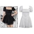 thumbnail image 3 of Vestido gótico retro, vestido de princesa Lolita, disfraz gótico, manga abullonada, , moda japonesa para fotografía, viaje, chicas, Macarena Vestido de princesa lolita, 3 of 4
