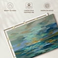thumbnail image 6 of Elephant Stock Pastel Blue Sea Wall Art - Horizontal Canvas Wall Art - Living Room Wall Decor - Abstract Canvas - Blue And Yellow Decor By Silvia Vassileva - 39" x 26", 6 of 8