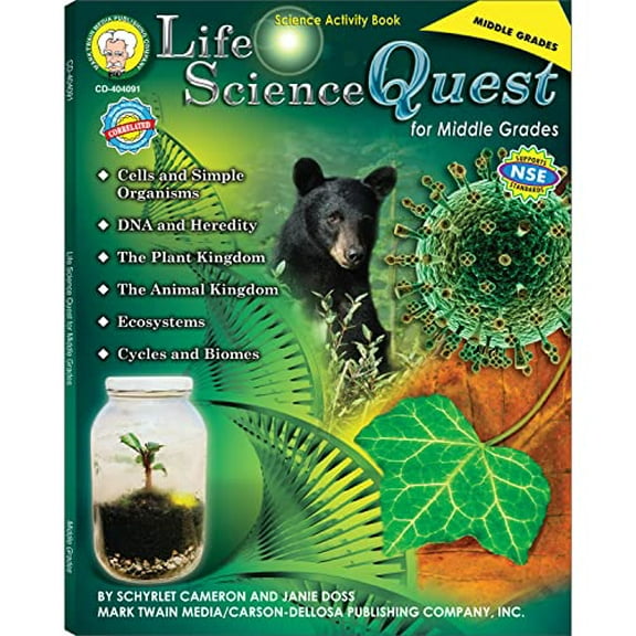 Pre-Owned Life Science Quest for Middle Grades Paperback