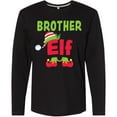 thumbnail image 3 of Inktastic Christmas Brother Elf Long Sleeve T-Shirt, 3 of 5