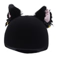 thumbnail image 4 of Bonita funda para casco de esquí para deportes de invierno, elástica y decorativa. Negro, 4 of 9