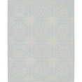 thumbnail image 5 of Nourison Jubilant Floral Ivory/Light Blue 7'10" x 9'10" Area Rug, (8x10), 5 of 8