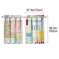 thumbnail image 3 of 2D Print Kitchen Short Curtain, Washable Decorative Half Window Curtain, Waterproof Light Filtering for Home Cafe Style(B), 3 of 6