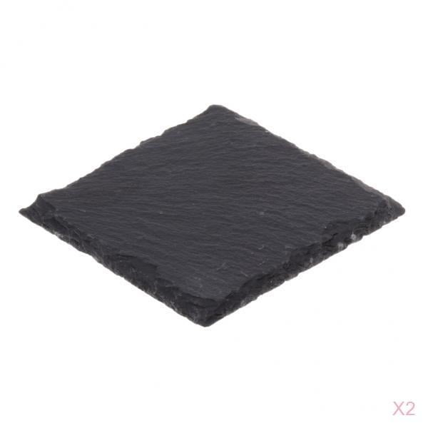 Plato de Comida de Roca Natural Sunnimix 2 Piezas para Reptiles
