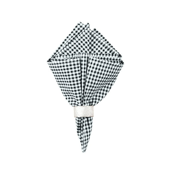 Black Checks Napkin