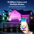 thumbnail image 4 of VOLIVO 100FT Permanent Outdoor Lights, APP/Remote Control Multicolor Eaves Lights, Waterproof Eternity Eaves Lighting for Holiday Daily Decorations, 4 of 8