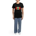 thumbnail image 4 of CafePress - Irish Canadian Women's Dark Pajamas - Women's Short Sleeve Print T-Shirt and Pants Dark Cotton Pajama Set, 4 of 7