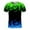 Green, variant on Patlollav Mens Tops Short Sleeve Flame Print Round Neck Pullover T-Shirt Blouse