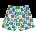 thumbnail image 7 of FORMRS Boys Swim Trunks Quick Dry Mesh Lining Beach Boardshorts, Sizes XS-XL, Christmas Dog Paws Pattern, 7 of 7