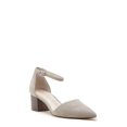 thumbnail image 2 of Sole Society Women's KATARINA Ankle Strap Stacked Heel Pumps Shoes TAUPE (TAUPE, 7.5), 2 of 6