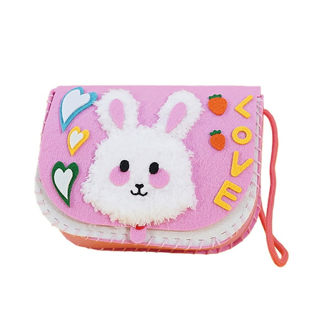 Fesfesfes DIY Embroidery Messenger Bag Handmade Embroidery Art Bag DIY Kit for Creating Custom Messenger Bags Fun and Creatives Embroidery