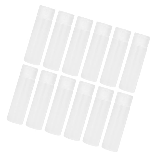 unbranded 12Ud Contenedores Transparentes Reutilizables Para Champú Y Acondicionador Con Fácil De Abrir