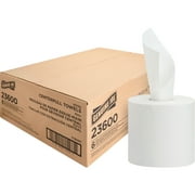 Genuine Joe Centerpull Paper Towels - 2 Ply - 600 Sheets/roll - White - Fiber - Non-chlorine Bleached, Center Pull - For Washroom - 600 - 6 / Carton