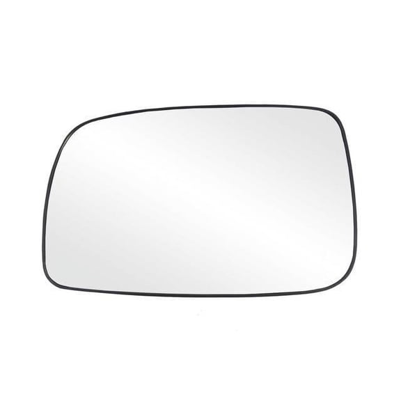 88205 - Fit System Driver Side Non-heated Mirror Glass w/ backing plate, Toyota Camry Hybrid, Sedan 07-11, 4 3/ 16" x 6 7/ 8" x 7 1/ 4" US Built