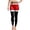 Red-1, variant on Kcolen Womens Novelty Print Leggings, High Waist Soft Stretch Tummy Control Yoga Pants, Holiday Themed Pattern, Christmas Gifts for Her, Winter Outfits