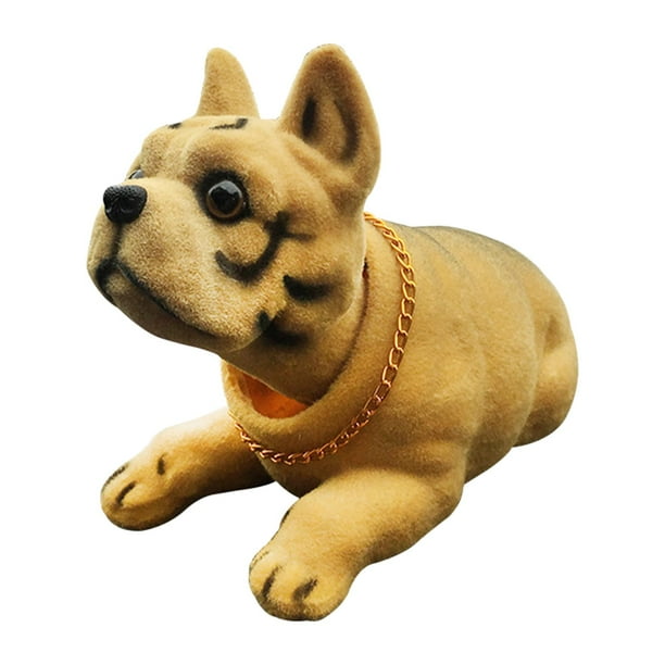 Decoración de tablero de automóvil, adorno de escritorio de resina, accesorios lindos de alta emulación Cachorro