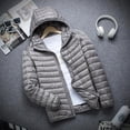 thumbnail image 7 of Winter Ultra Lightweight Down Jacket Men‘s Fashion Short Hooded Men Jacket Down Cotton Warm Clothing Coat Winter Jackets2022, 7 of 7