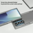 thumbnail image 6 of for Samsung Galaxy Z Fold 7 Case with Hinge Protection, Luxury Slim Thin Lightweight Shockproof Hard PC Protective Support Wireless Charging Phone Cover for Samsung Galaxy Z Fold 7, Clear, 6 of 8