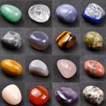 thumbnail image 2 of MATROOY 18pcs Natural Tumbled Stone Quartz Crystal Chakra Healing Specimen Polished, 2 of 9