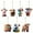 501_H, variant on Farmhouse Wreath 2023 New Cute Cow Animal Car Printed Acrylic Christmas Tree Pendant Decorations Home Tree Decoration Christmas Tree Ornament Home Decor 1Pc, Household Pendant