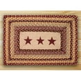 thumbnail image 1 of Earth Rugs 67-357BS Patch Rectangulaire Étoiles Bourgogne, 1 of 1