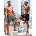 thumbnail image 4 of Pantalones cortos CANGHPGIN Running Athletic de 7 pulgadas de secado rápido con bolsillos, 2 unidades, 4 of 8