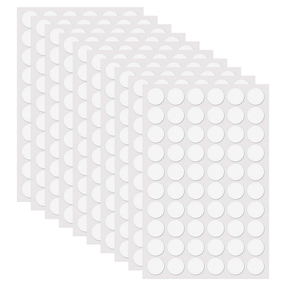 Uxcell 600pcs Sticky Tack for Wall Hanging, Removable Adhesive Poster Putty, Double-Side Mounting Putty for Hanging Pictures and Museum Art (15mm)