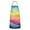 Colorful Tie Dye, variant on Rainbow Tie Dye Spiral Pattern Apron-Garden Aprons for Women with Pockets-Cotton Linen Waterproof Kitchen Cooking Gardening Aprons Adjustable for Kitchen,Cooking,BBQ and Salon 33x27 Inch