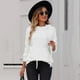 thumbnail image 3 of Sudadera con capucha para mujer, sudadera con capucha de manga larga, jersey de punto, jersey de cuello alto de gran tamaño para mujer, jersey de punto elegante para otoño e invierno (XL), 3 of 6