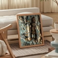 thumbnail image 1 of Art Mural en Tôle Métallique / Décor en Fer Forgé Multicolore / Imperméable, Anti-Soleil, Résistant à la Rouille, Style Rétro / Installation Facile Sans Outils / Suspension Murale pour Maison, Bureau, Chambre, 1 of 6