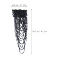 thumbnail image 2 of BRIGHTFUFU 1Par Adorno De Hombreras Con Borlas Negras Para Chaquetas Estilo Vintage Retro, 2 of 8
