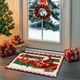 thumbnail image 4 of Christmas Rug Mat | Holiday Decor for Living Room Bedroom Kitchen Bathroom Entryway | Festive Floor Mat 40x60cm Soft Polyester Washable, 4 of 6