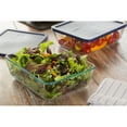 thumbnail image 2 of Pyrex 11-cup Rectangular Glass Food Storage Container with Blue Lid, 2 of 7