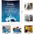 thumbnail image 2 of zuhoeo Dad Gifts Blanket, Birthday Gifts for Dad from Daughter Son 60"x50" Throw, Fathers Day dad Gift from Kids, Best Daddy Ever Gift Ideas, 2 of 4