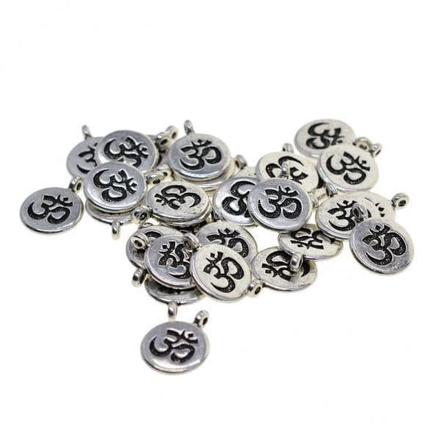 Colgante hecho a mano con símbolos de yoga para diseños de joyería únicos 6 piezas