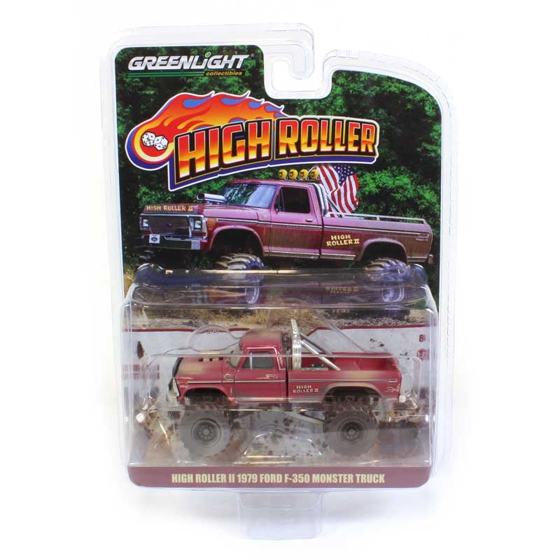 GREENLIGHT 1/64 HIGH ROLLER Ⅱ 1979 FORD F-350 MONSTER TRUCK グリーンライト モンスター トラック フォード 新品 未開封 High Roller Monster Truck Die Cast