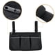 thumbnail image 2 of Bolsa para silla de ruedas con portavasos, accesorios para reposabrazos para silla de ruedas, andador, scooter eléctrico, sillas de ruedas, (negro), 2 of 5