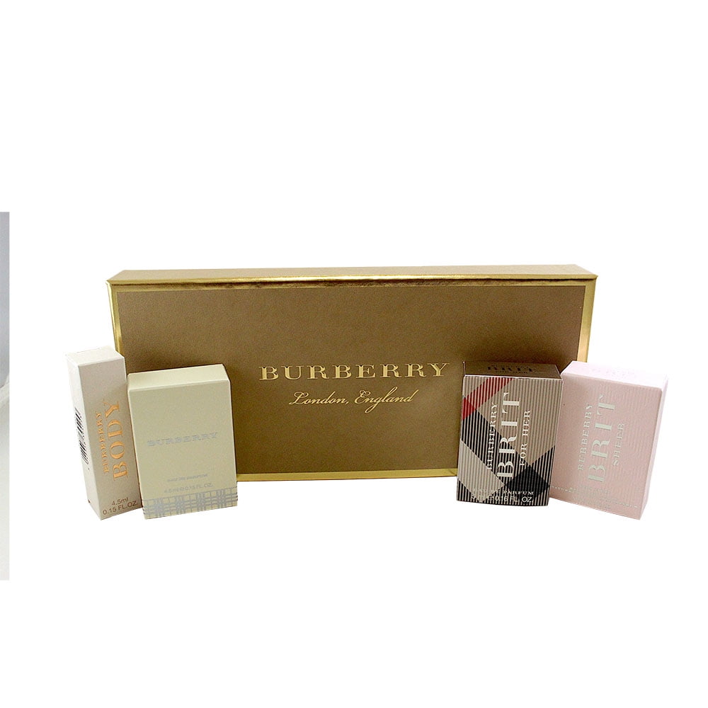 Burberry Burberry Mini Perfume Gift Set for Women, 4 Pieces Walmart