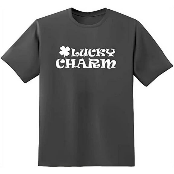 RedBarn Lucky Charm Great Gift Lover Novelty Sarcastic Funny Mens Graphic T Shirts