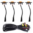 thumbnail image 5 of 4pcs Amber LED Raptor Grille Front Lights Wiring Harness Kit Warning Signal Compatible For Toyota RAV4, 5 of 5
