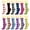 Leaves #2, variant on 12 Pairs Women's Crew Socks Fancy Novelty Designed Size 9-11 Multicolor Solid Assorted