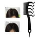 thumbnail image 5 of Peine de dientes anchos para el cabello, peine de cola de rata esponjoso, costura de cabello húmedo y seco, peine de costura de cabello en forma de Z, , negro Baoblaze Peine de peluquería, 5 of 7