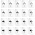 thumbnail image 1 of Miangastore 20Pcs Furniture Clear Hanger Pads with Screws Non-Trace Hooks Kitchen Stickers, 1 of 8