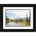 thumbnail image 1 of Murdock, Ramona 18x13 Black Ornate Wood Framed with Double Matting Museum Art Print Titled - Mountain Tranquility No. 3, 1 of 4