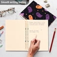 thumbnail image 4 of FORMRS 1-Subject Spiral Notebook 8" x 5" College Ruled 60 Refillable Sheet A5 Hard Cover, 2 Pack, Halloween Purple Ghosts, 4 of 7