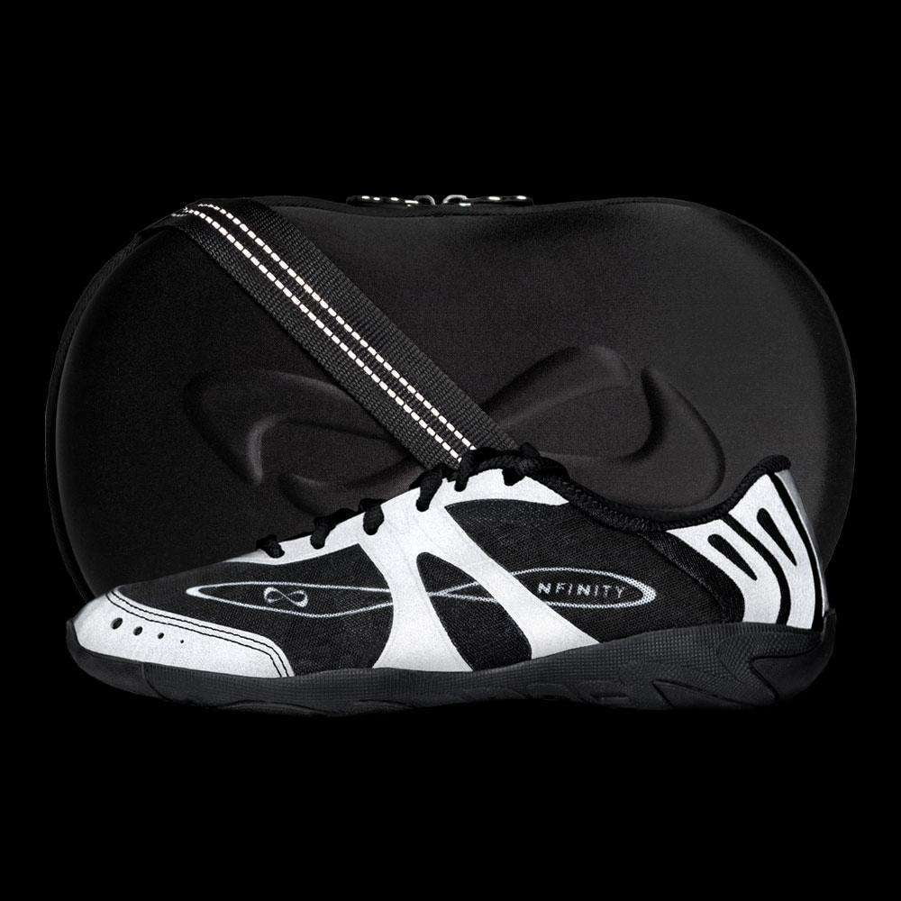 black high top nfinity cheer shoes
