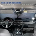 thumbnail image 5 of Car Windshield Sunshade, Two Cute Dogs Pattern Front Auto Car Window Sunshade, Sun Visor Foldable Sunshade Protector (59x33.5in), 5 of 11