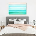 thumbnail image 2 of Wynwood Studio Abstract Modern Canvas Art - Seascape Coastal Beach, Wall Art for Living Room, Bedroom, and Bathroom, 36 in x 24, Blue and White Home Decor, 2 of 5